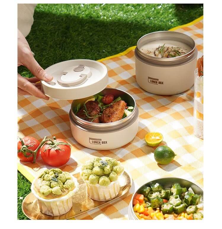 Isoleret madkassesæt i rustfrit stål - LunchMate