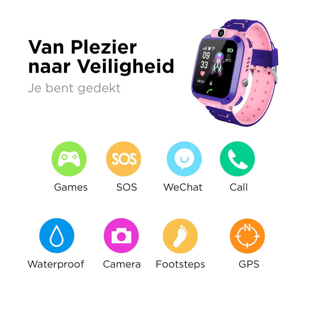 Børne Smartwatch med GPS & Nødopkald