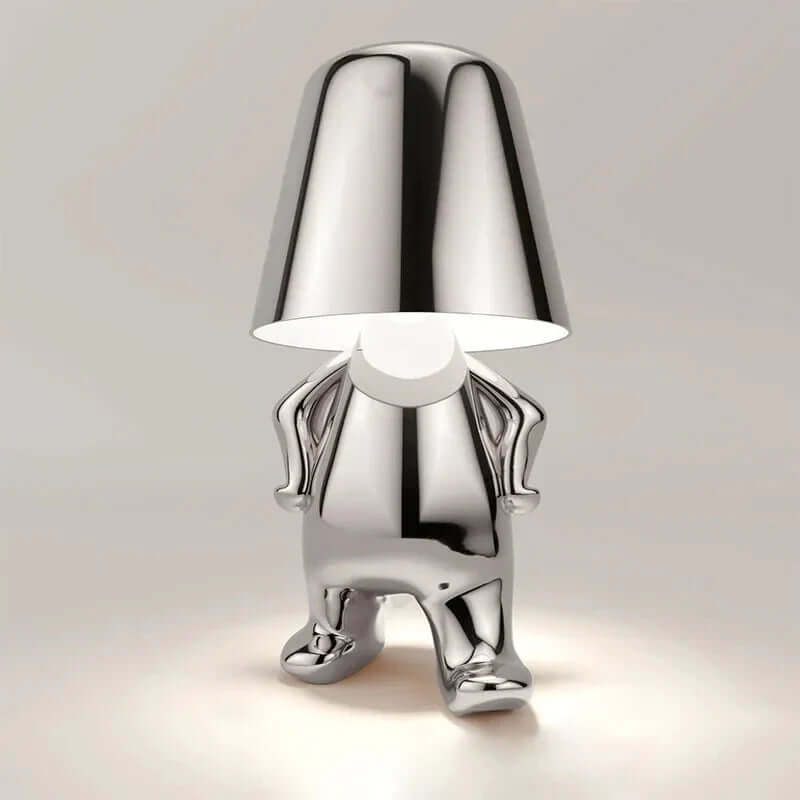 Minimalistisk LED bordlampe med varmhvidt lys