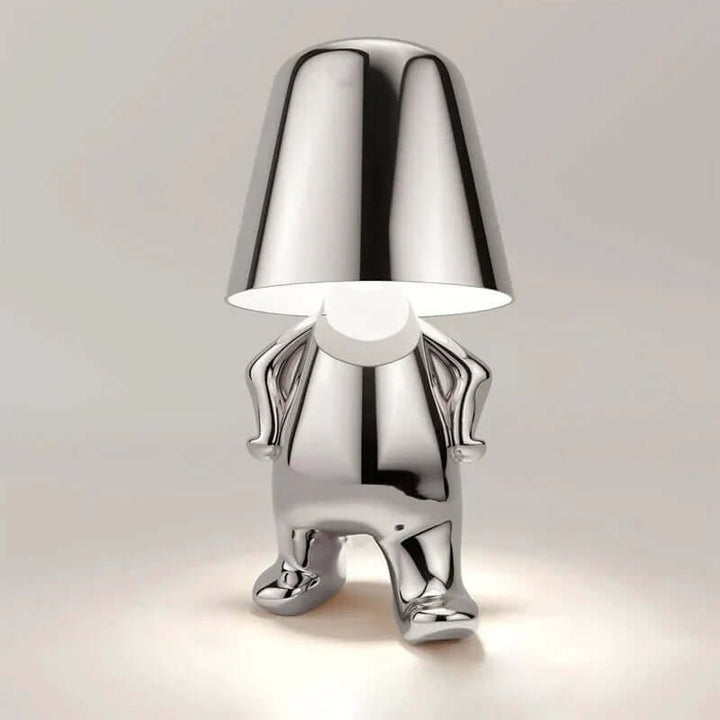 Minimalistisk LED bordlampe med varmhvidt lys