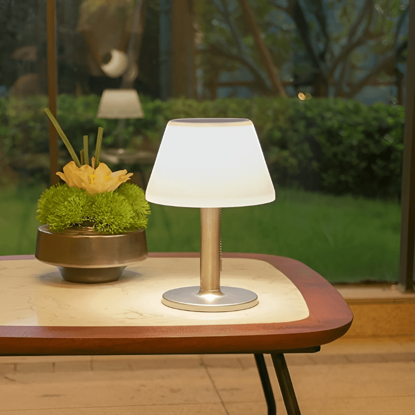 Solar bordlampe til haven, balkon og terrasse