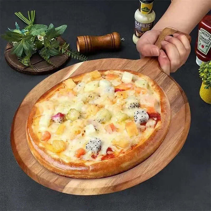 Pizzaspade og Skærebræt i Akacietræ