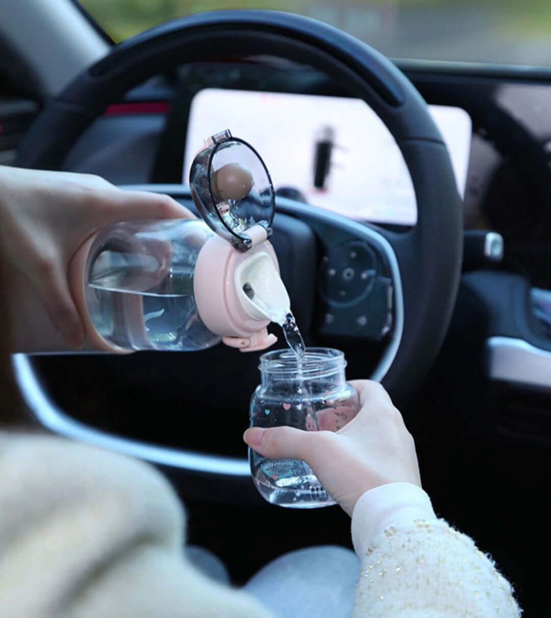 Bærbar sutteflaskevarmer 300 ml med varme funktion