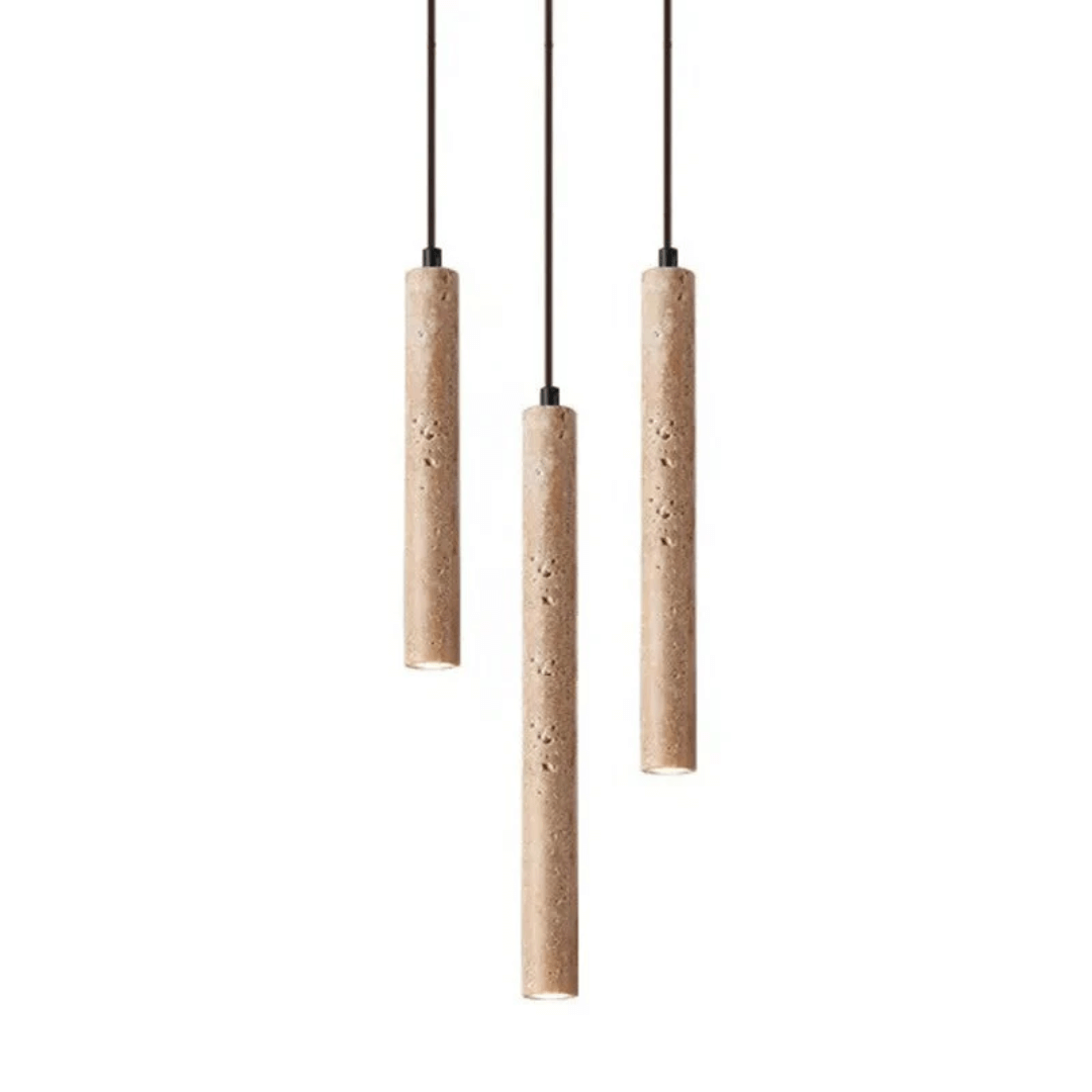 Minimalistisk LED-lysekrone i Wabi-Sabi stil