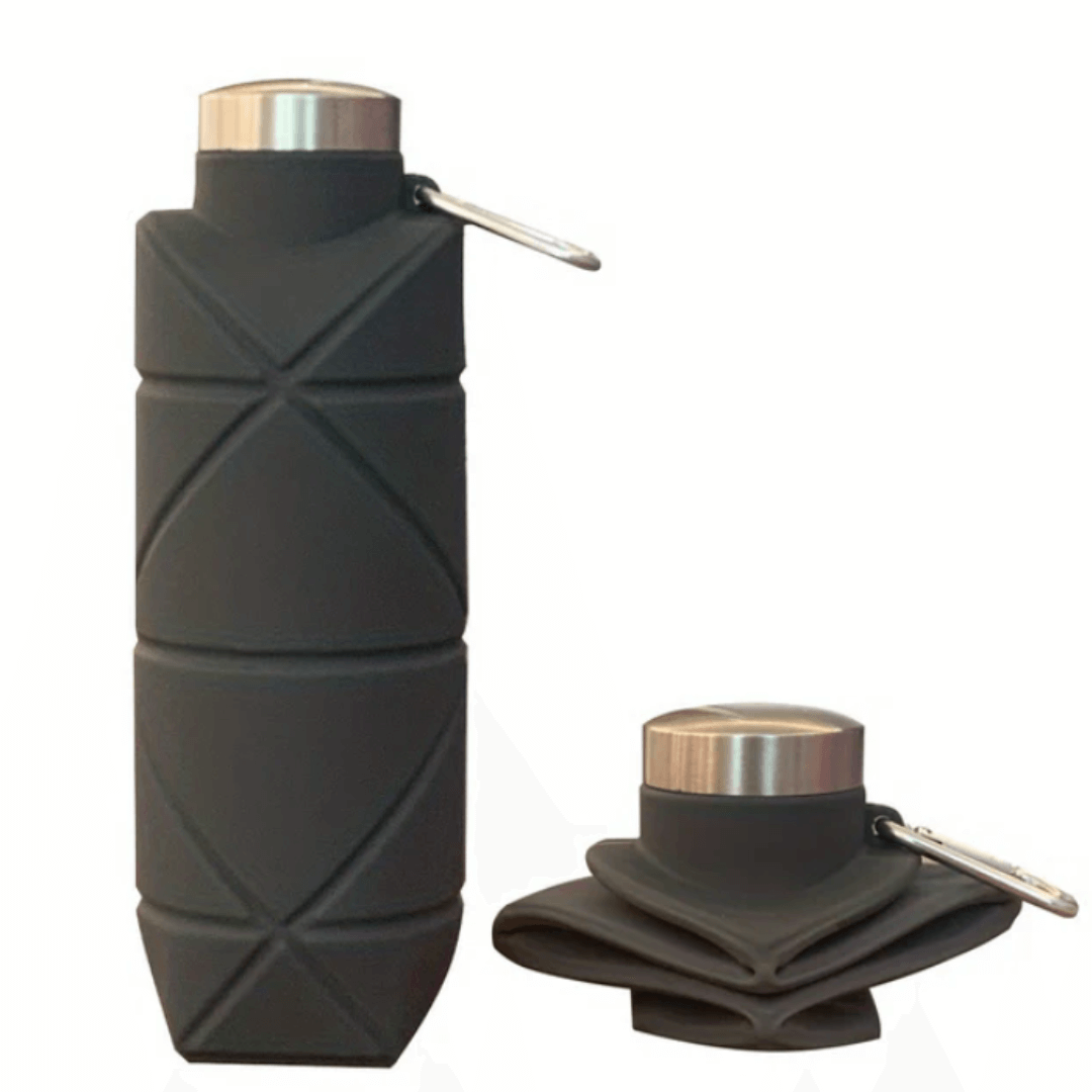 Sammenklappelig vandflaske 750ml - BPA-fri silikone