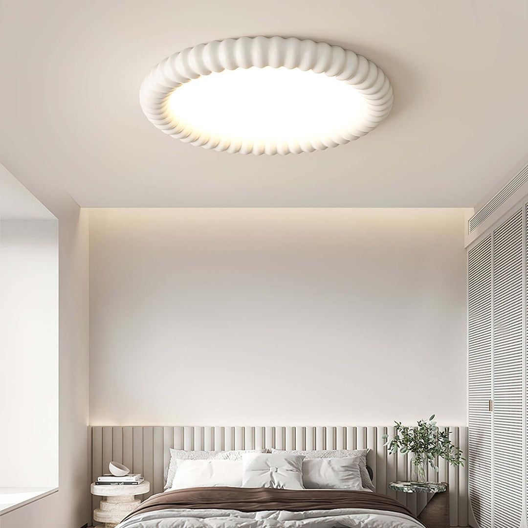 LED Loftloftslampe med bølge-design