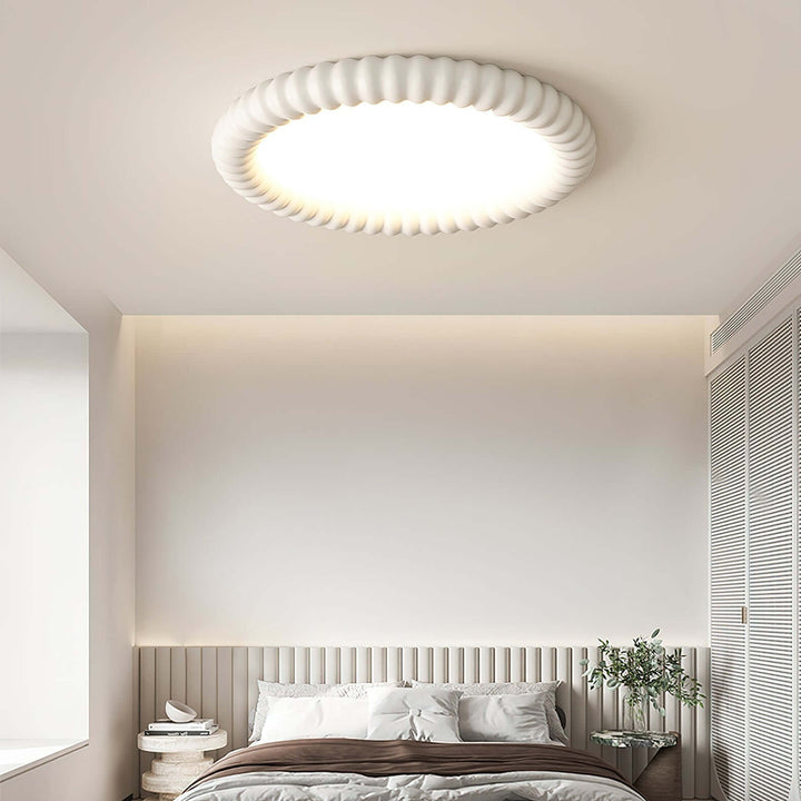 LED Loftloftslampe med bølge-design