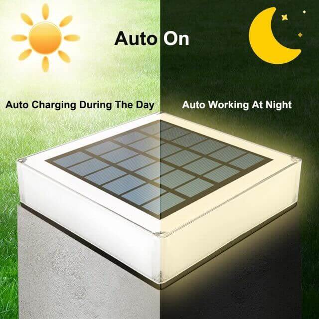 LED Solar Udendørslampe, Vandtæt