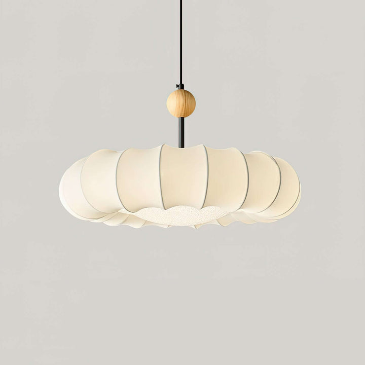 Elegant Pendellampe med Stofskærm 50cm