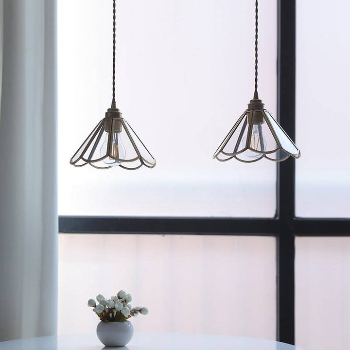 Elegant Pendel lampe i Glas til Hjemmet