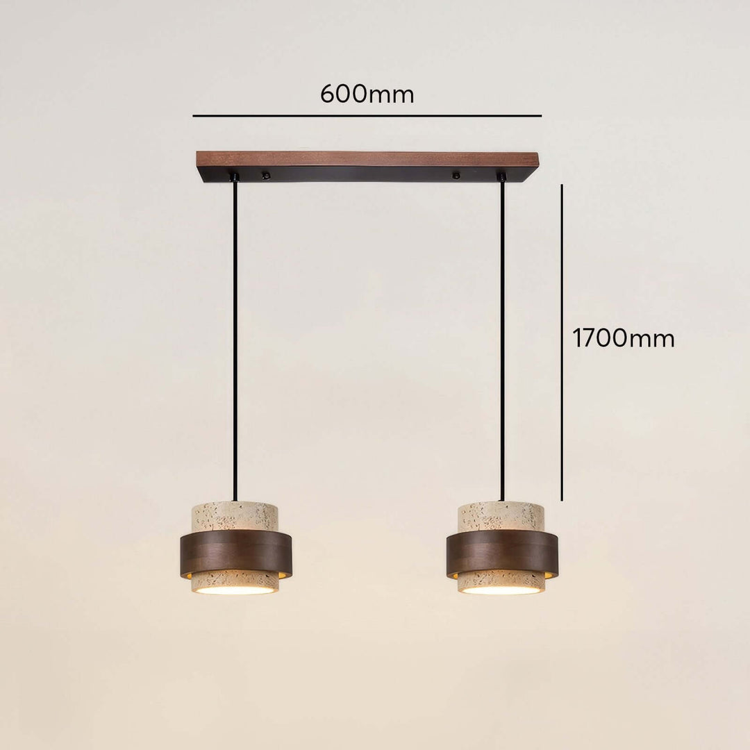 Wabi-Sabi Pendelvæglampe Retro Design