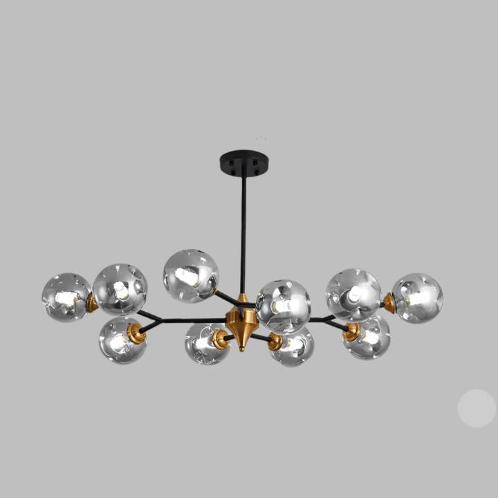 Moderne LED glaskronelysekrone