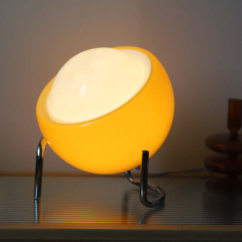 Retro Glas Bordlampe - Stemningsfuld Belysning