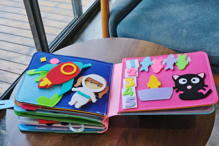 Montessori Filt Billedbog - Eventyr & Kreativitet