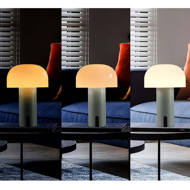 Dæmpbar LED Svampe Bordlampe, Akryl