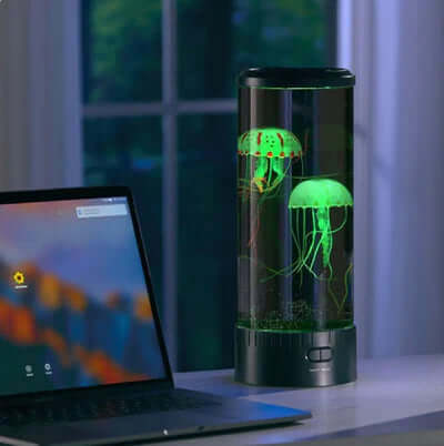 LED Vandmands Lava Lampe - Stemningslys