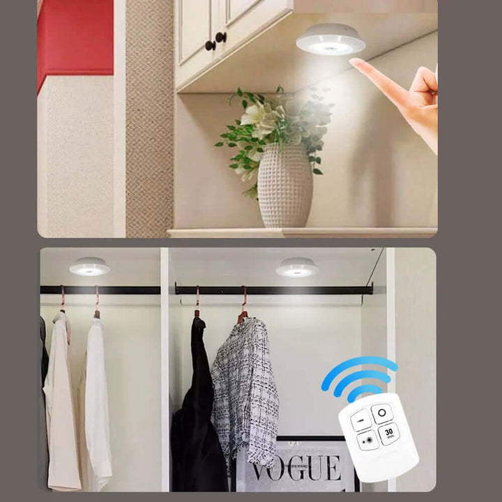 Smarte LED-belysning med Timer & Fjernbetjening