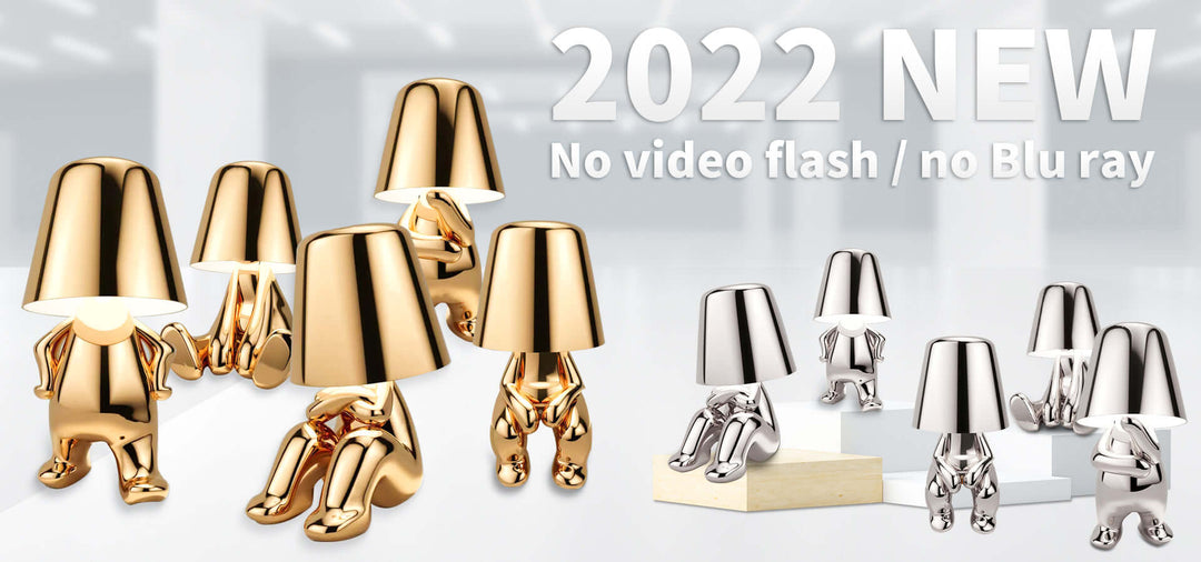 LED Bordlampe med Champignon Design