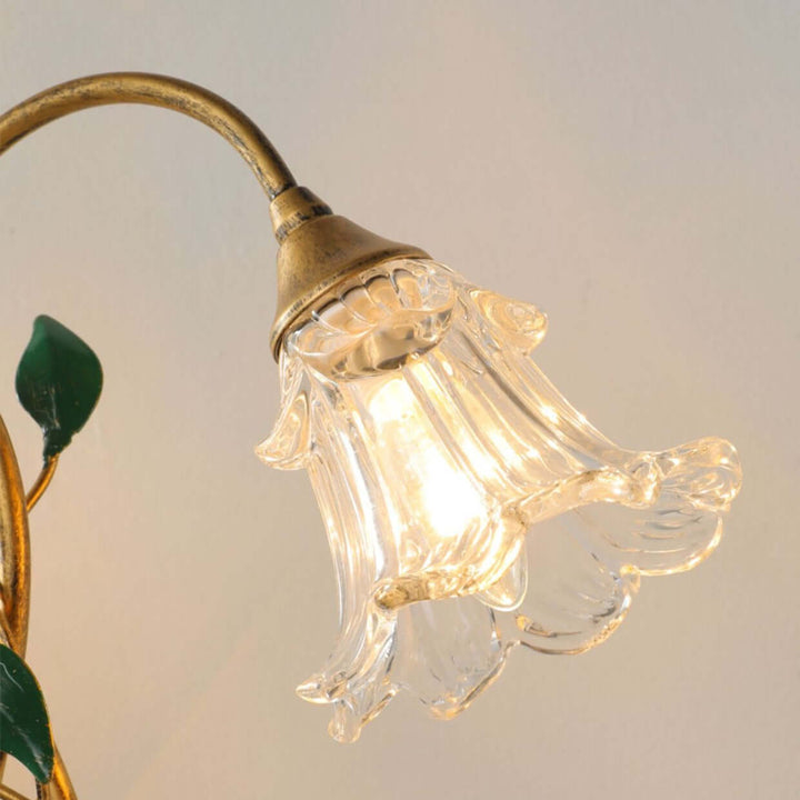 Blomsterbordlampe i vintagestil 45x55cm