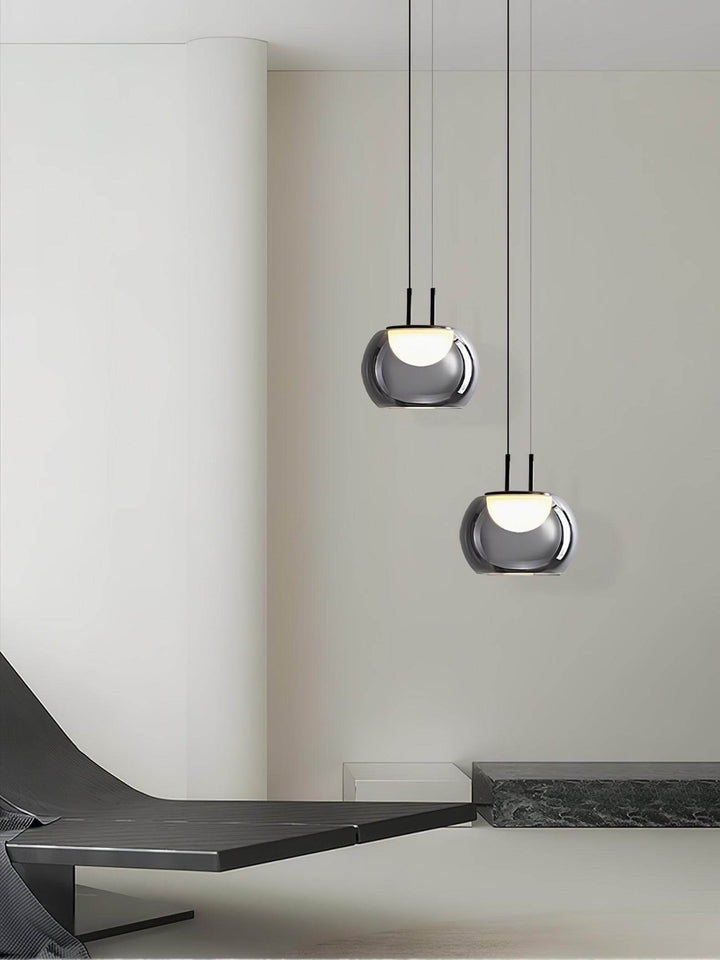 Moderne Halo Pendelophæng, 3-flamme
