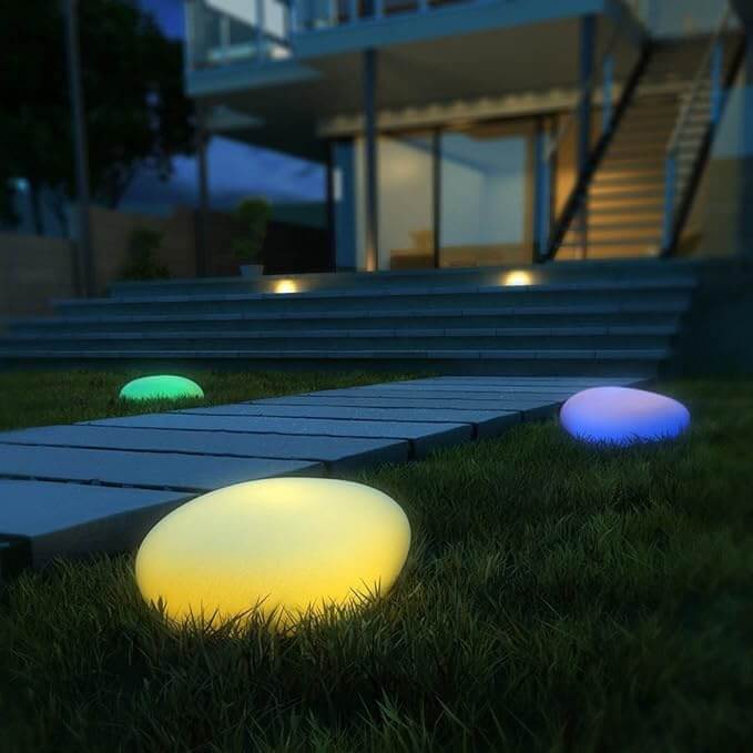 LED Haveprojektør, Solcelledrevet, Udendørs