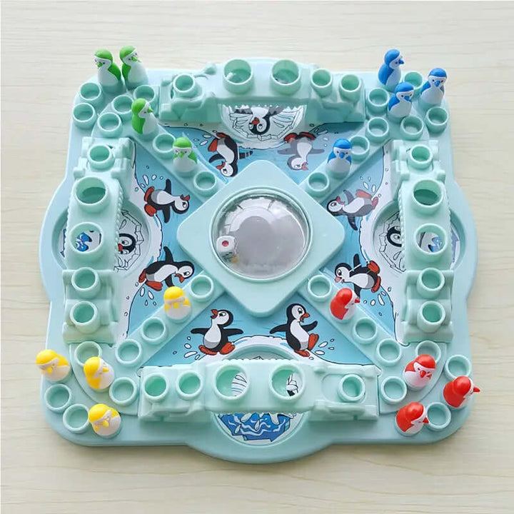 Pinguinrutsche: Familiespil