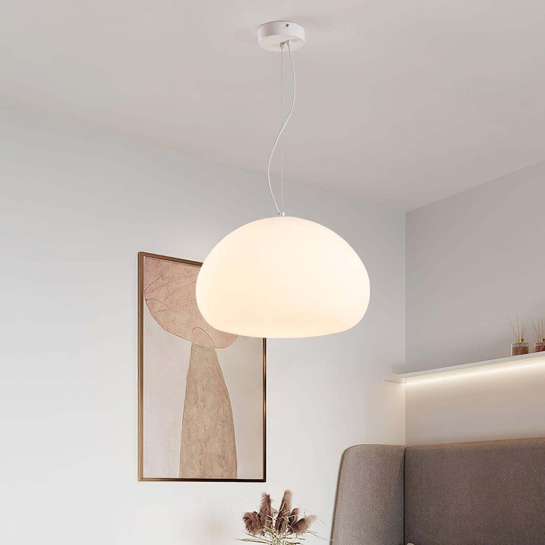Moderne glas pendellampe til hyggelig belysning