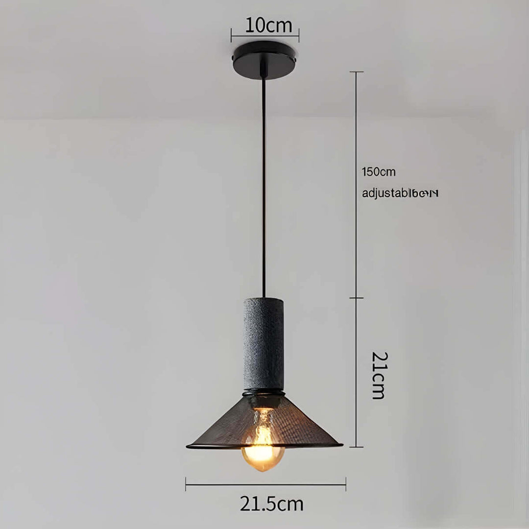Industriel Loft Cement Pendellampe Hængelampe