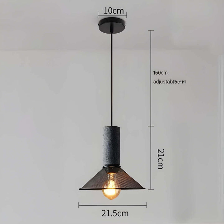 Industriel Loft Cement Pendellampe Hængelampe