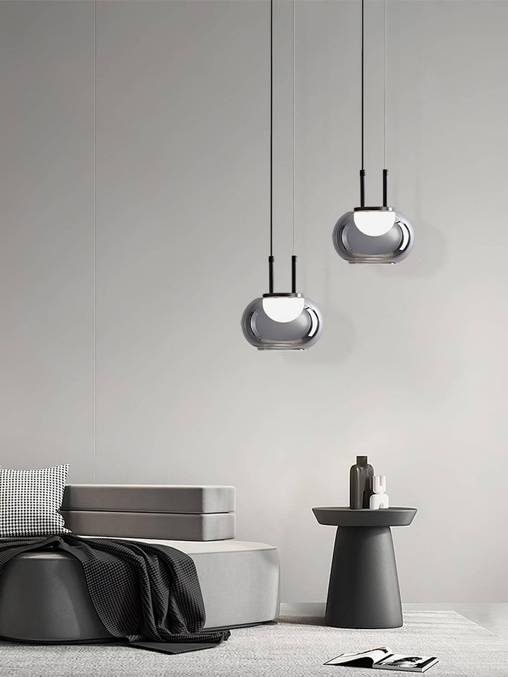 Moderne Halo Pendelophæng, 3-flamme