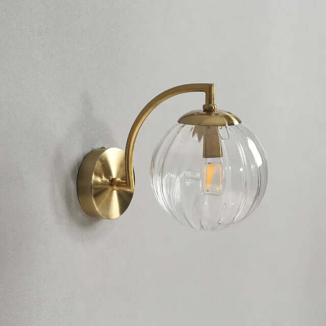 Moderne Glasvæglampe, Varm Hvid, 25cm