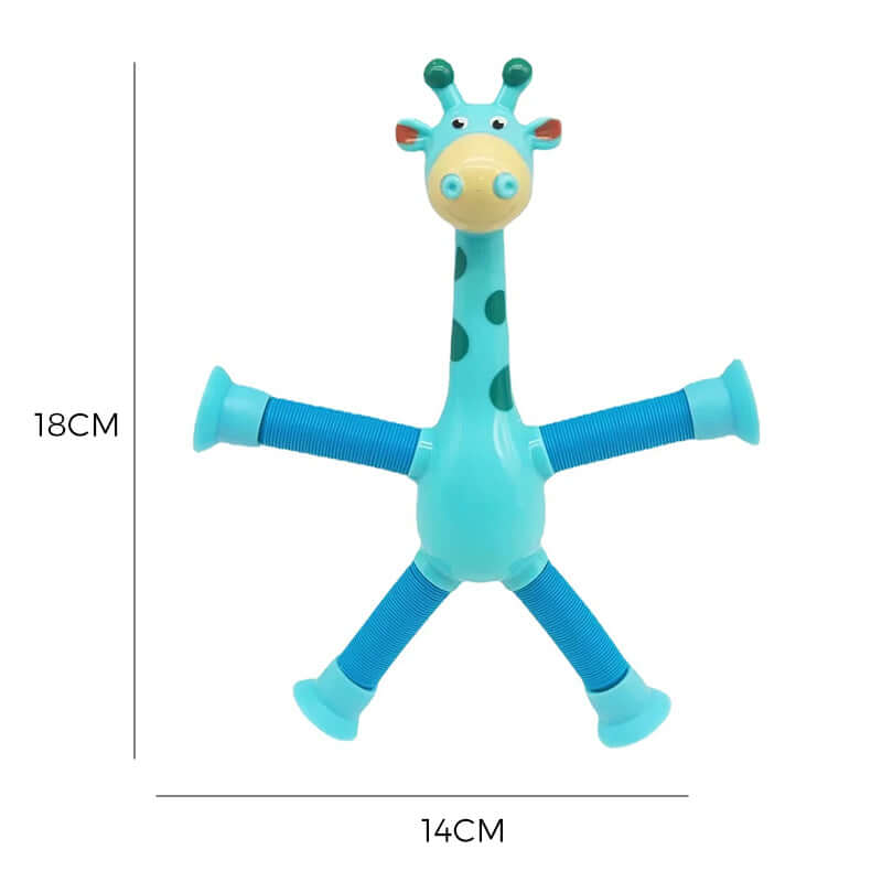 Fleksibelt Giraflegetøj med Sugekop til Børn