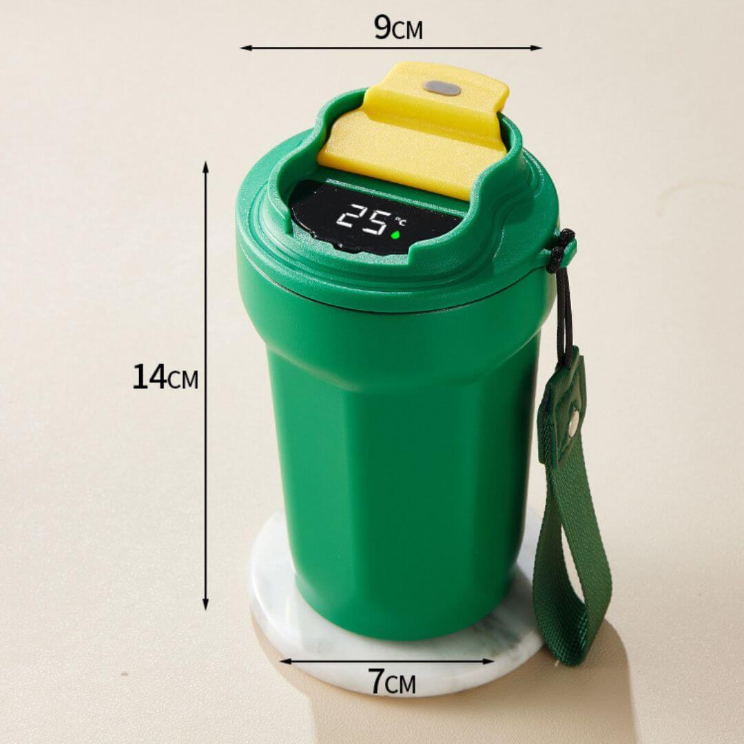 Isoleret termokop 450ml med LED temperaturvisning