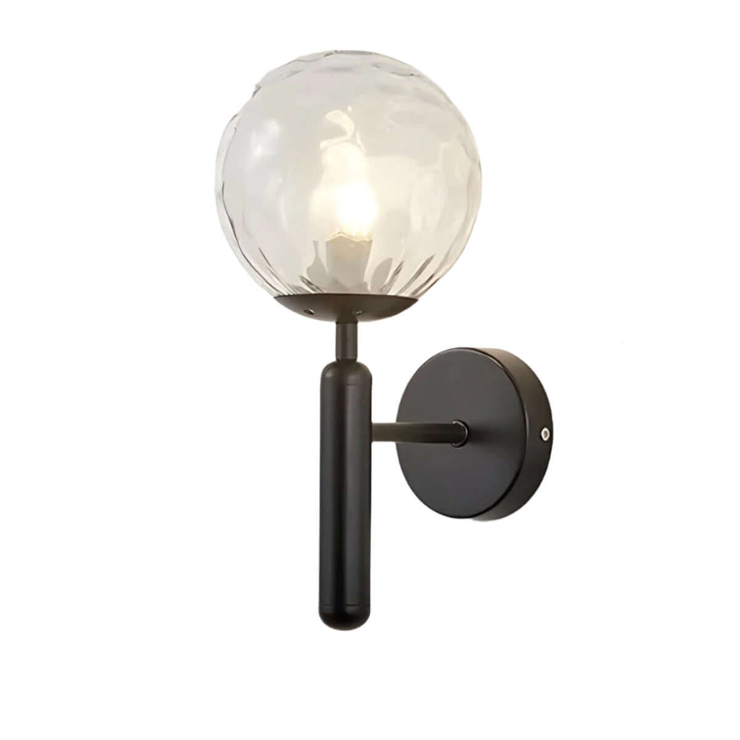 Elegant væglampe i vintage-stil, glas