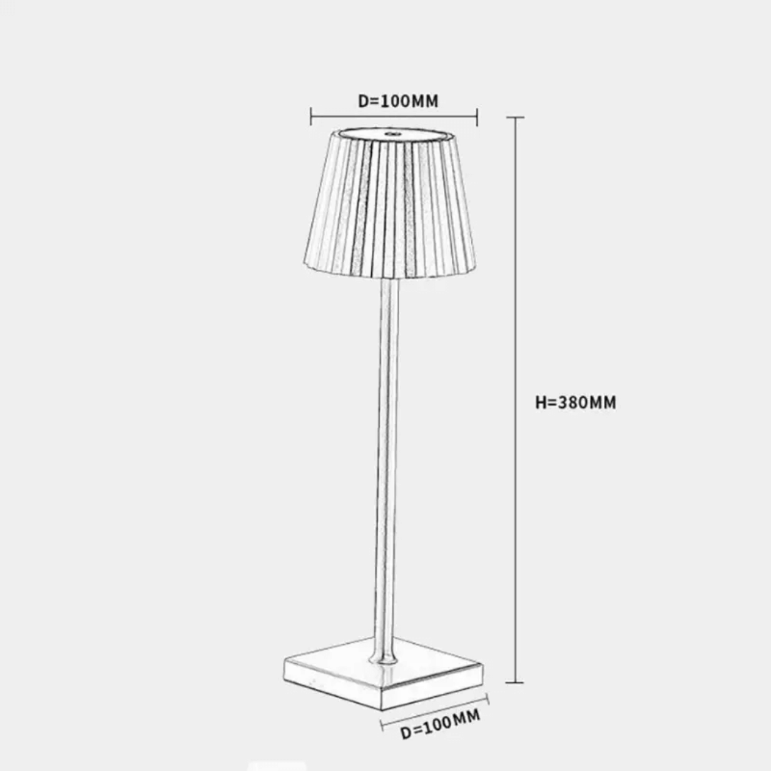 Dimbare LED Bordlampe, Trådløs