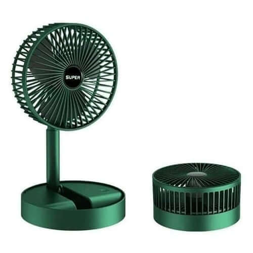 Bærbar foldbar ventilator med 3 hastigheder