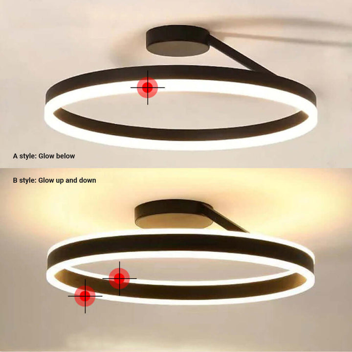 Moderne LED Loftsloftlampe til Stue