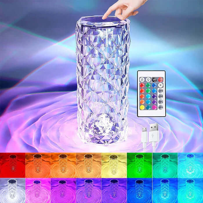 Dæmpbar moderne LED-krystallampe