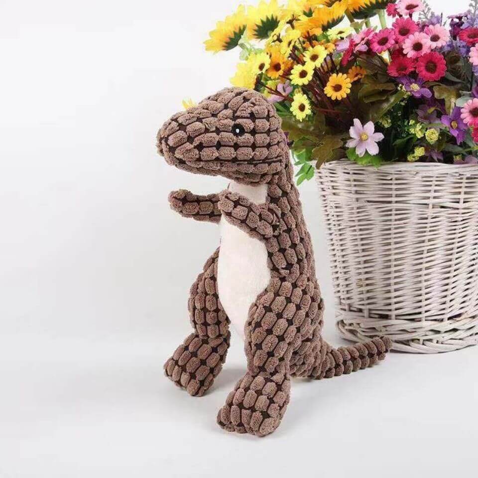Blødt dinosaurlegetøj til hunde og katte