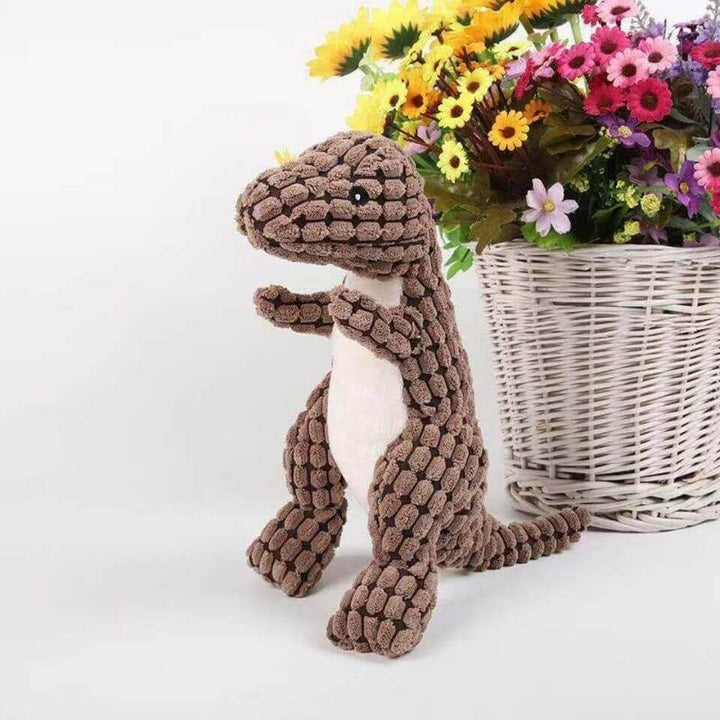 Blødt dinosaurlegetøj til hunde og katte