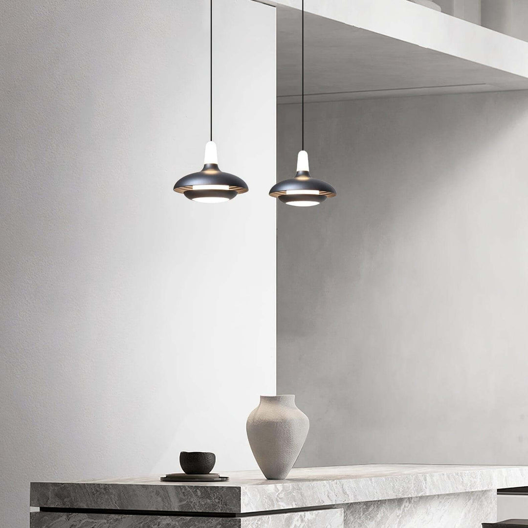 Moderne LED Pendel Lampe, Aluminium, 18cm