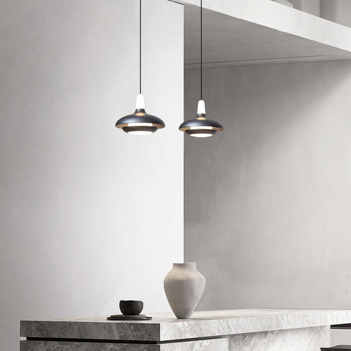 Moderne LED Pendel Lampe, Aluminium, 18cm