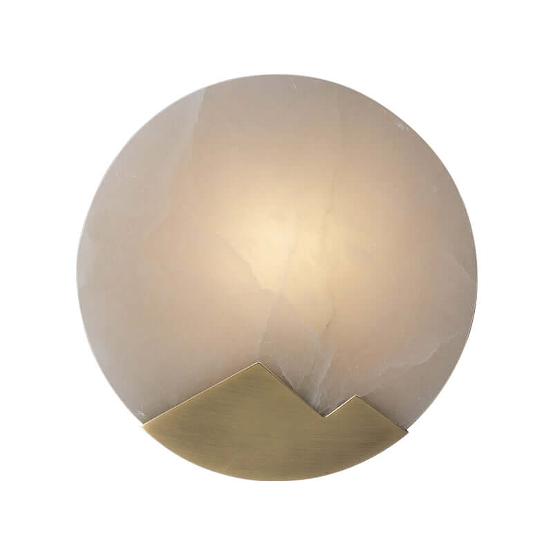 Minimalistisk marmor væglampe