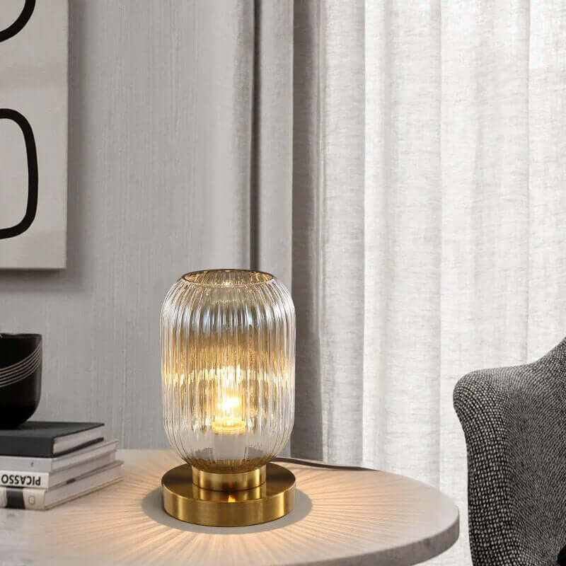 Elegant krystal bordlampe til hjemmet