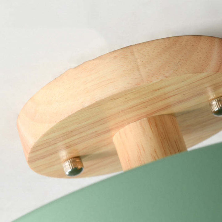 Dæmpbar LED Loftlampe i Trædesign