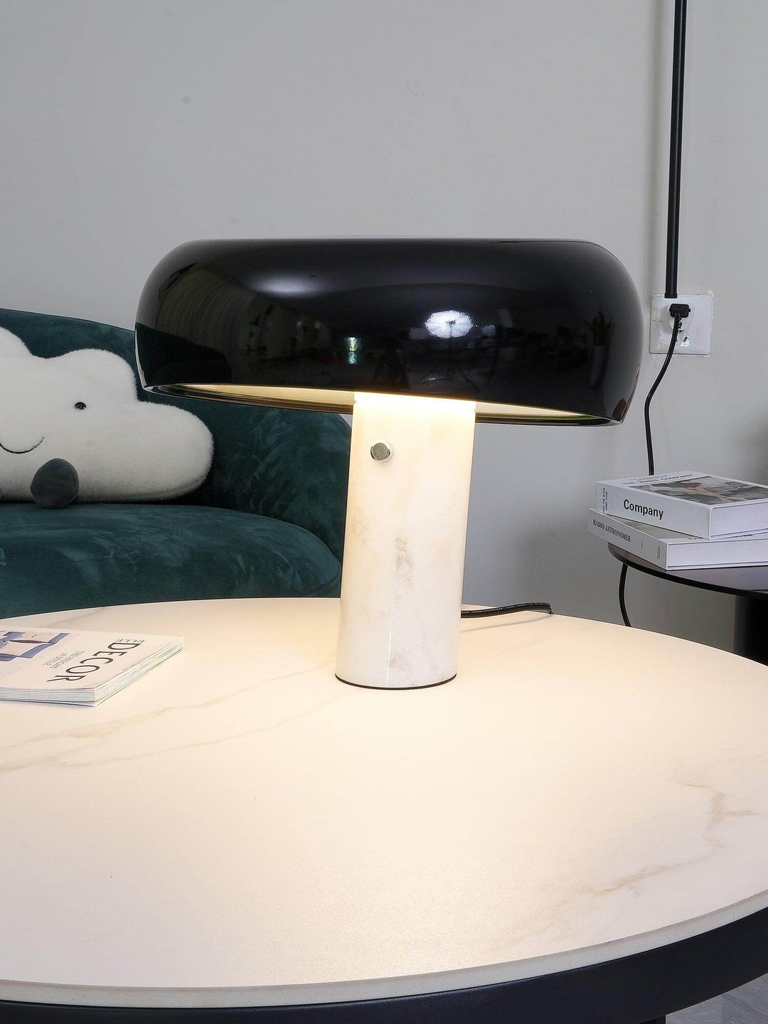 Designer Bordlampe i Marmor
