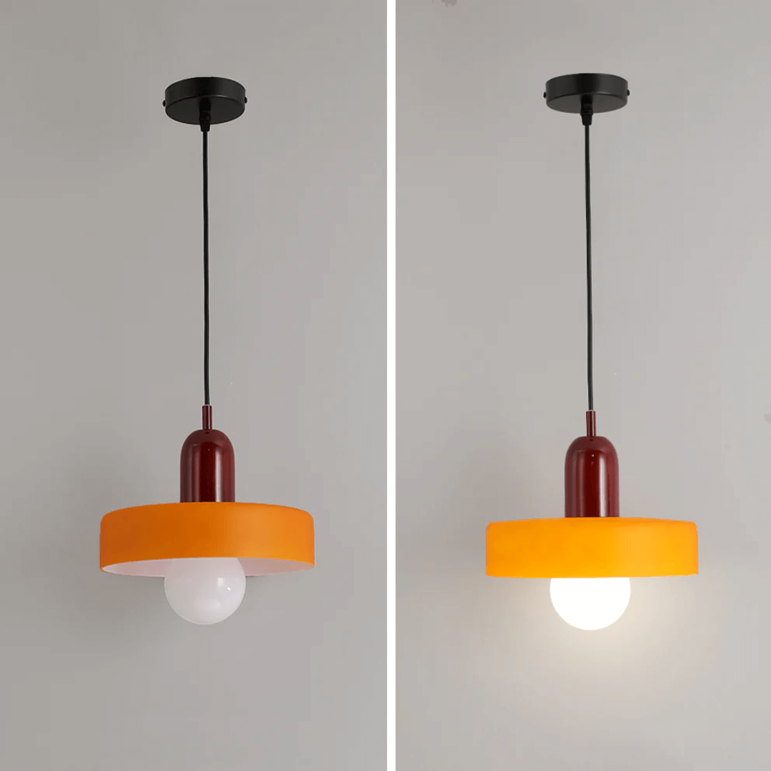 Moderne LED Glas Pendellampe med Justerbare Farver