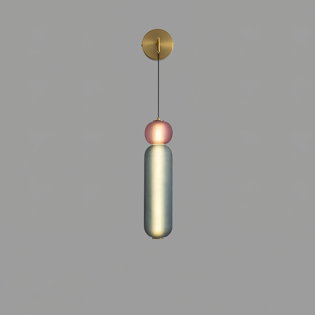Elegant væglampe med klokkeorkidé-design