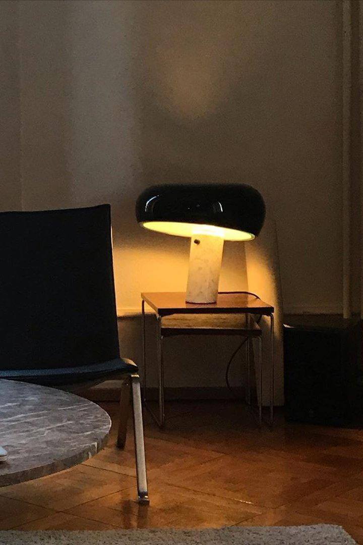 Designer Bordlampe i Marmor