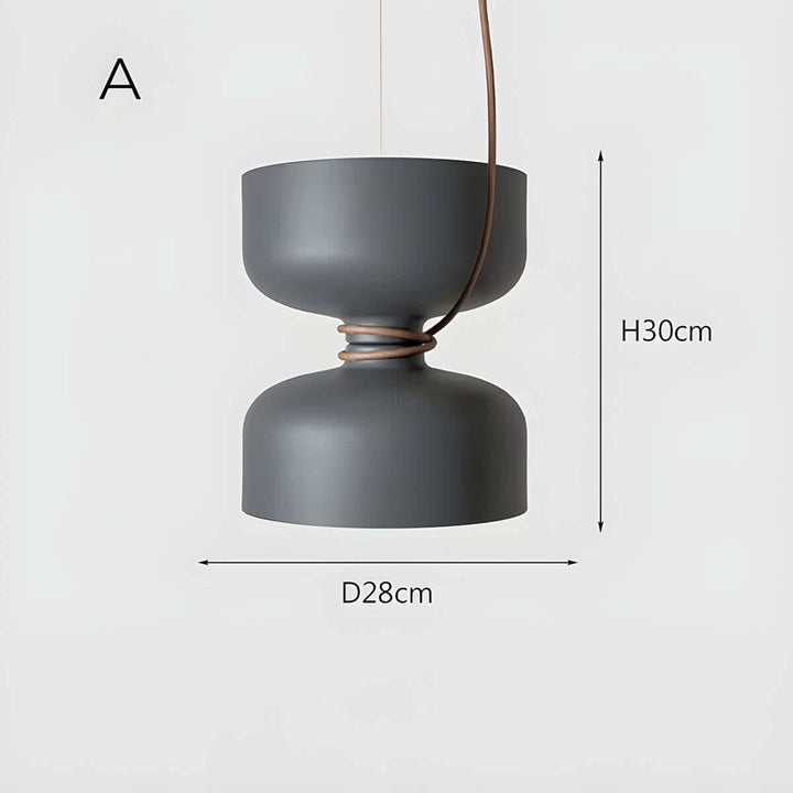 Geometrisk LED Pendellampe i Moderne Design